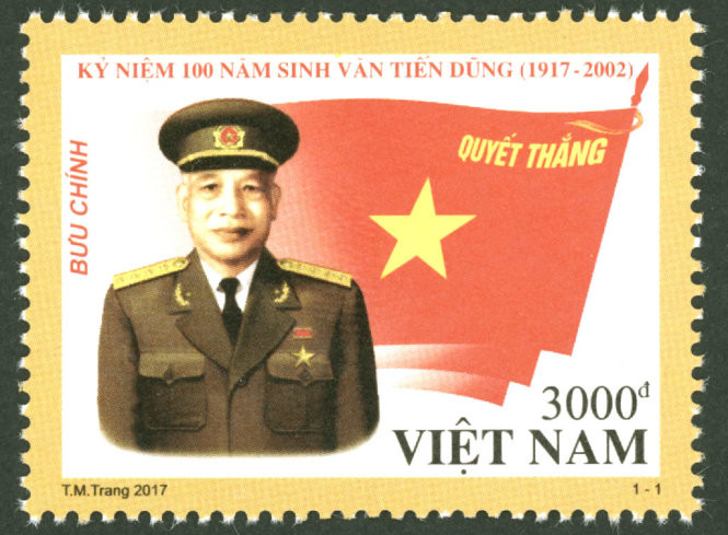 phat hanh bo tem dac biet ve dai tuong van tien dung