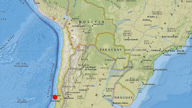 the gioi ngay qua dong dat 7 1 do richter ngoai khoi bo bien chile
