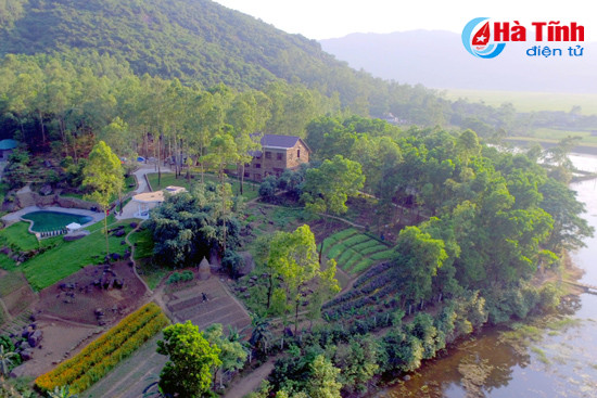 Ngỡ ngàng vẻ đẹp nguyên sơ khu sinh thái nhà vườn ở Hà Tĩnh