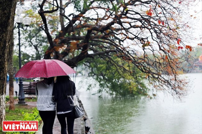 photo ha noi dep diu dang va tho mong trong khoanh khac giao mua