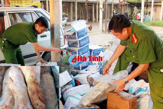 phat hien gan 1 2 tan thuc pham ban trong kho hop tac xa