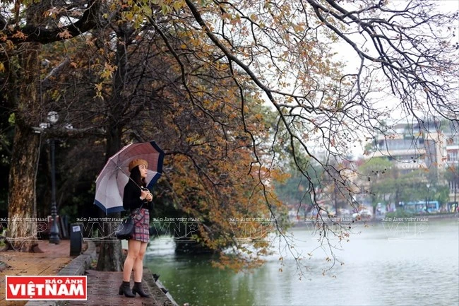 photo ha noi dep diu dang va tho mong trong khoanh khac giao mua