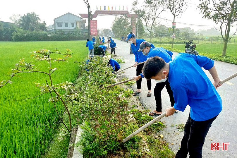 Đoàn viên thanh niên thôn Thọ tích cực tham gia các hoạt động tình nguyện vì cộng đồng. bqbht_br_b6-copy.jpg