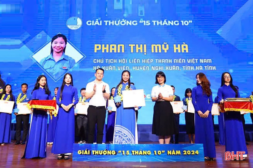 Chị Phan Thị Mỹ Hà tại chương trình.