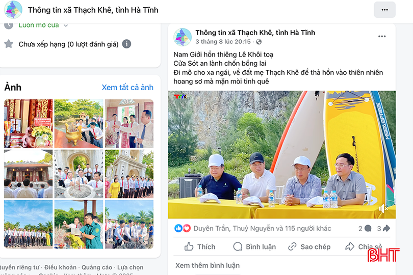 Trang “Thông tin xã Thạch Khê, tỉnh Hà Tĩnh” đang trở thành kênh truyền thông hữu hiệu của Đảng ủy - HĐND - UBND - Ủy ban MTTQ xã. bqbht_br_anh-man-hinh-2025-08-05-luc-165931.png