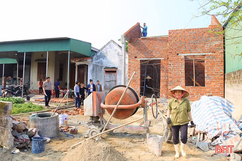 Thạch Hà đã hoàn thành xây mới, sửa chữa 241 ngôi nhà cho hộ nghèo, cận nghèo, hoàn cảnh khó khăn.