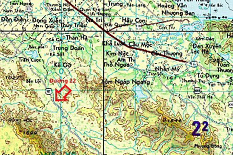 Vị trí đường 22 trên bản đồ quân sự Mỹ in năm 1974. picture1-copy.jpg
