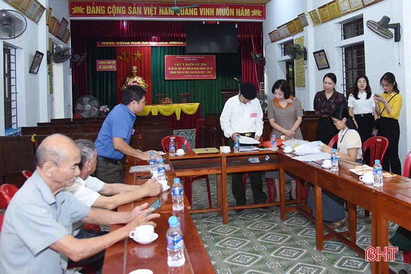 Đến thời điểm hiện nay, có 6/8 phường xã trên địa bàn TP Hà Tĩnh đã hoàn thành việc lấy ý kiến cử tri. DSC_2394 copy.jpg