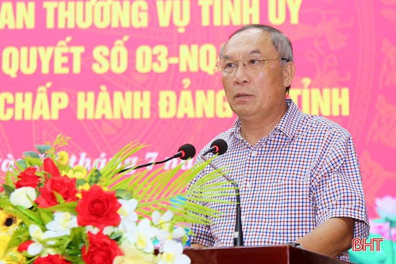 Trưởng Ban Tổ chức Tỉnh ủy Võ Hồng Hải phát biểu chỉ đạo. ssssaa.jpg