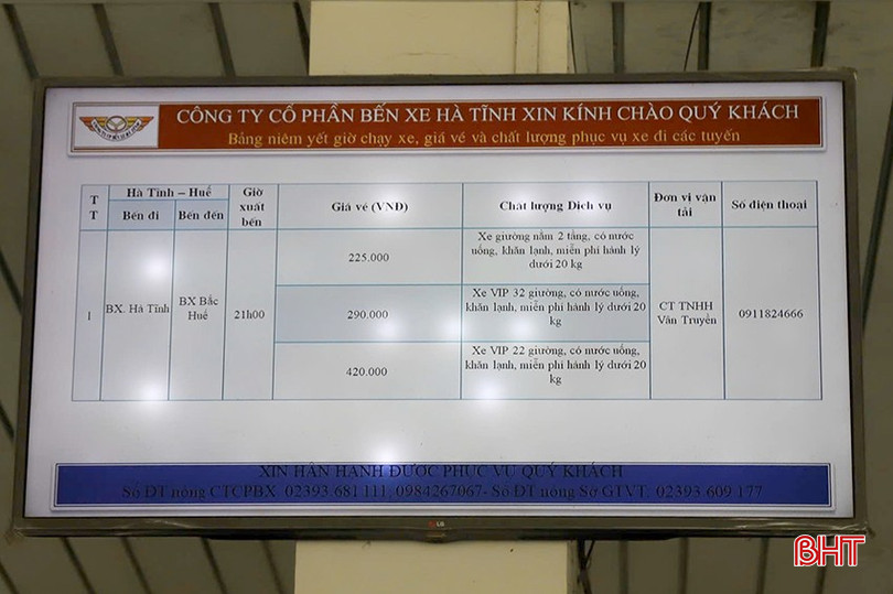 Vé xe được niêm yết công khai, đảm bảo không tăng giá dịp lễ. Vé xe được niêm yết công khai, đảm bảo không tăng giá dịp lễ.
