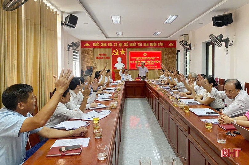 HĐND phường Thạch Linh (thành phố Hà Tĩnh) đã họp và thông qua nghị quyết tán thành chủ trương sắp xếp ĐVHC. ANh 13q copy.jpg