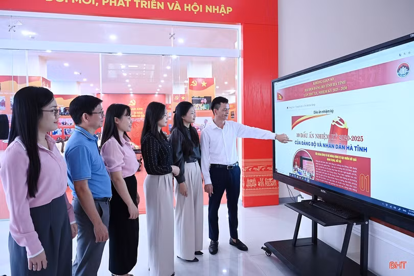 Không gian số tại Đại hội Đảng bộ tỉnh lần thứ XX được thực hiện hiệu quả có vai trò đóng góp lớn từ Văn phòng Tỉnh ủy.