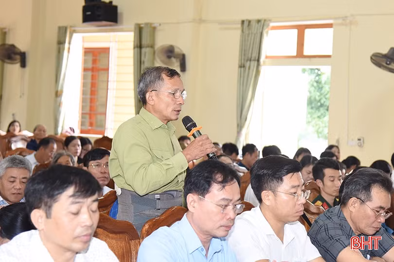 Cử tri Lê Văn Quý (thôn Trung Văn) kiến nghị nội dung liên quan đến vấn đề nước sạch cho người dân các xã bãi ngang.