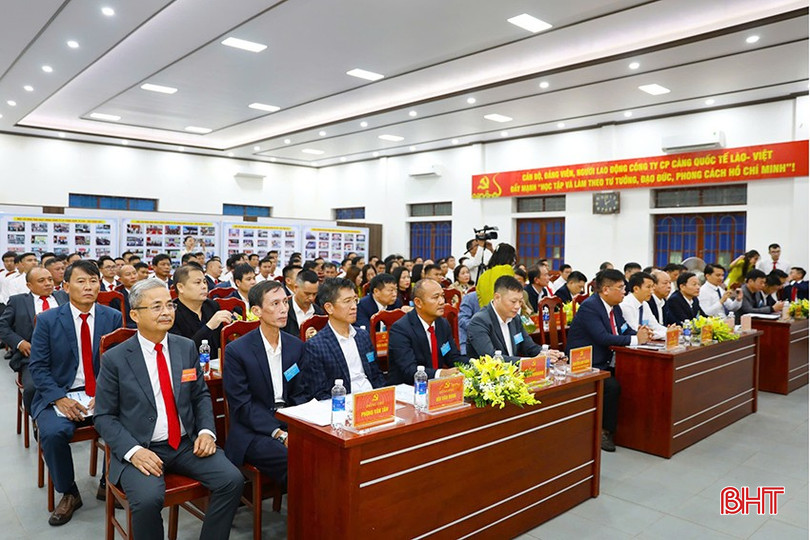 Đại hội Chi bộ Công ty CP Cảng quốc tế Lào - Việt được tổ chức trang trọng. bqbht_br_z.jpg