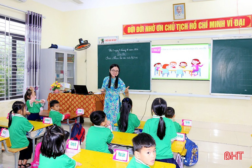 Các giáo viên đã tham gia phần thi thực hành tại Trường Tiểu học 1 thị trấn Thạch Hà. bqbht_br_anhh333-copy.jpg