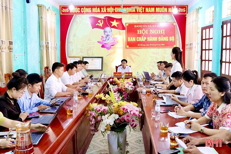 Ban Chấp hành Đảng bộ xã Kỳ Khang mới tổ chức họp thử nghiệm. bqbht_br_fffff.jpg