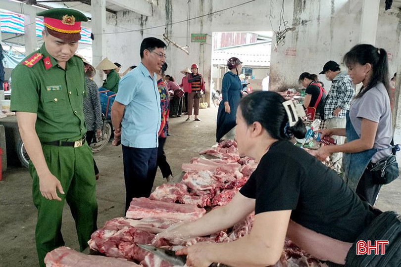 Các địa phương ở Thạch Hà thành lập đoàn liên ngành kiểm tra, kiểm soát dịch tả lợn châu Phi. Anh222.jpg