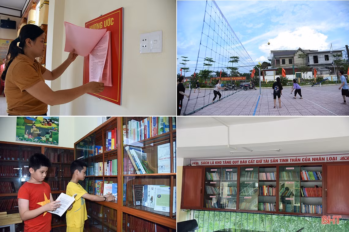 Những ngôi nhà văn hóa đa năng mang đậm dấu ấn đại đoàn kết ở Hà Tĩnh