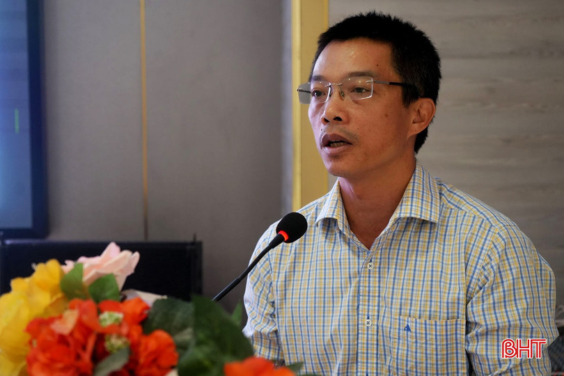 PGS. TS Trần Thanh Nhàn trình bày báo cáo tại hội thảo