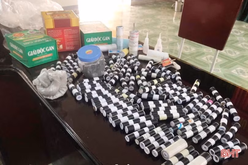 Công an Hương Khê bắt giữ, xử lý 15 vụ vi phạm pháp luật về pháo