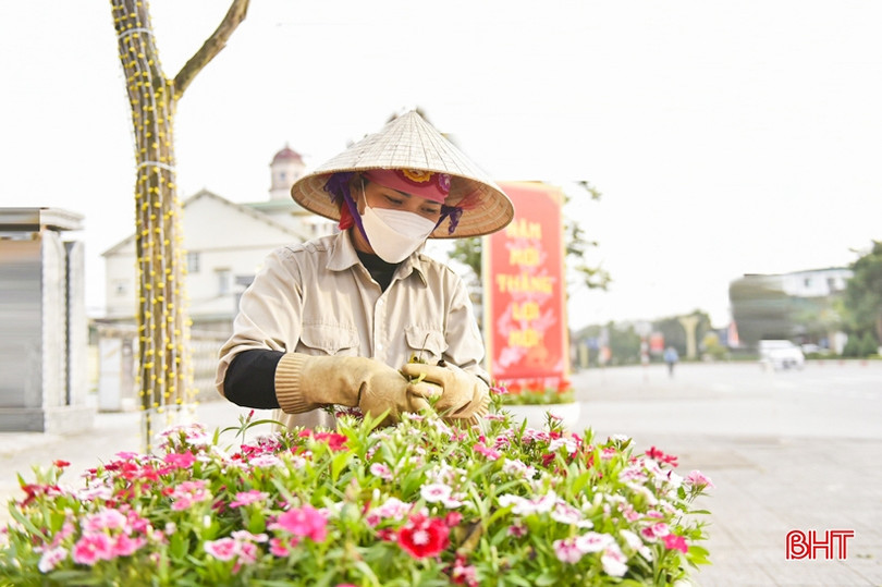 Sắc xuân tươi thắm ở thị xã phía Bắc Hà Tĩnh