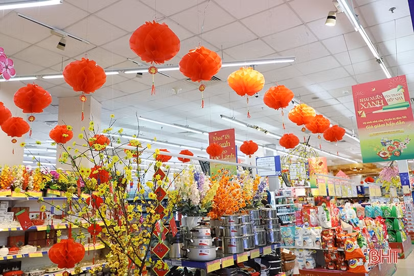 Cận tết, sức mua hàng hóa tại Hà Tĩnh tăng cao