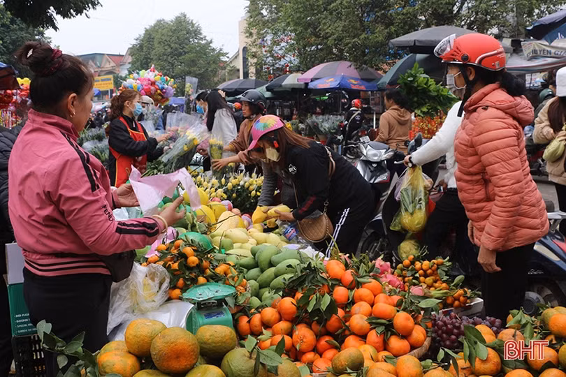 Hương vị riêng ở chợ truyền thống Hà Tĩnh ngày cuối năm