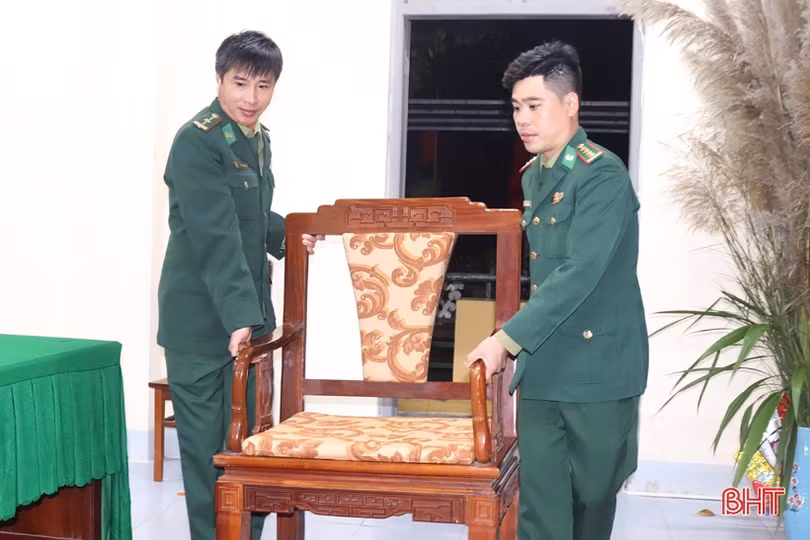 Vui xuân không quên nhiệm vụ ở Đồn Biên phòng Hương Quang
