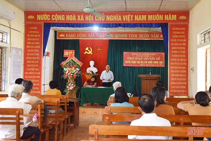 Nâng cao chất lượng sinh hoạt chi bộ, phát huy vai trò hạt nhân chính trị ở cơ sở