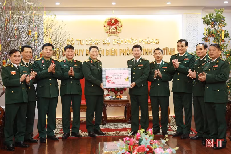 Phó Tổng Tham mưu trưởng QĐND Việt Nam kiểm tra công tác sẵn sàng chiến đấu, chúc tết LLVT Hà Tĩnh