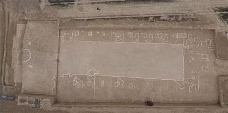 Toàn cảnh ngôi mộ nhìn từ trên cao. Ảnh: Reuters.