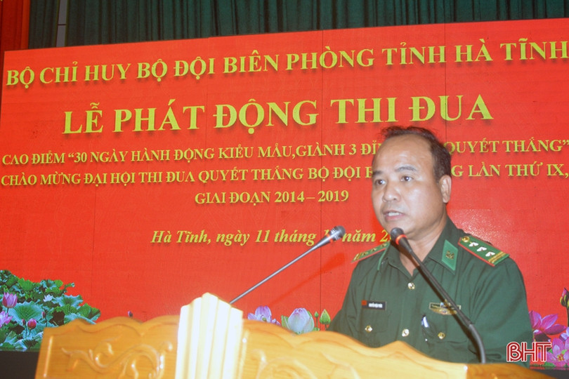 Bộ đội Biên phòng Hà Tĩnh “30 ngày hành động kiểu mẫu, giành 3 đỉnh cao quyết thắng”