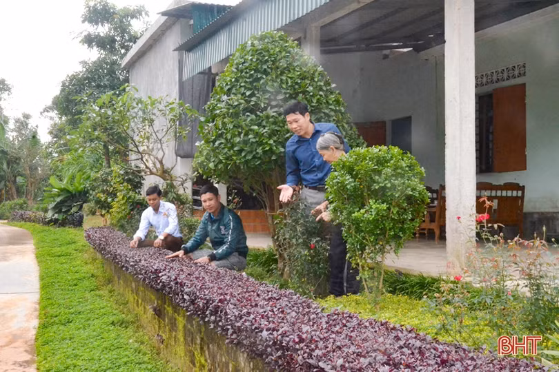 Nơi người dân là “nghệ nhân” xây khu dân cư nông thôn mới ở vùng thượng Kỳ Anh