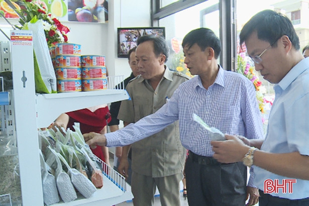 Khai trương cửa hàng nông sản an toàn tại TP. Hà Tĩnh