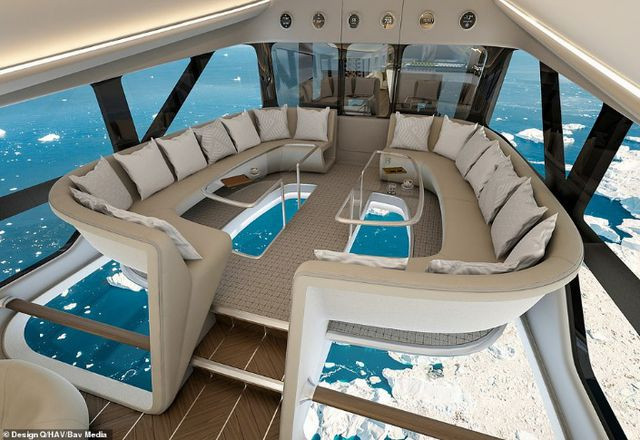 Khách sạn trên không trung đẳng cấp 5 sao đưa giới siêu giàu đi Bắc Cực