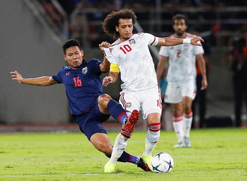 Omar Abdulrahman được đặt niềm tin trong cuộc đấu với Thái Lan. Ảnh: The National. Tuyển Việt Nam học được gì từ Thái Lan để đánh bại UAE?