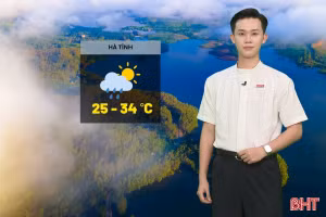 Dự báo thời tiết Hà Tĩnh ngày 20/5: Mưa rào và dông rải rác 