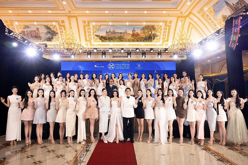 Top 50 thí sinh Miss World Vietnam 2025.