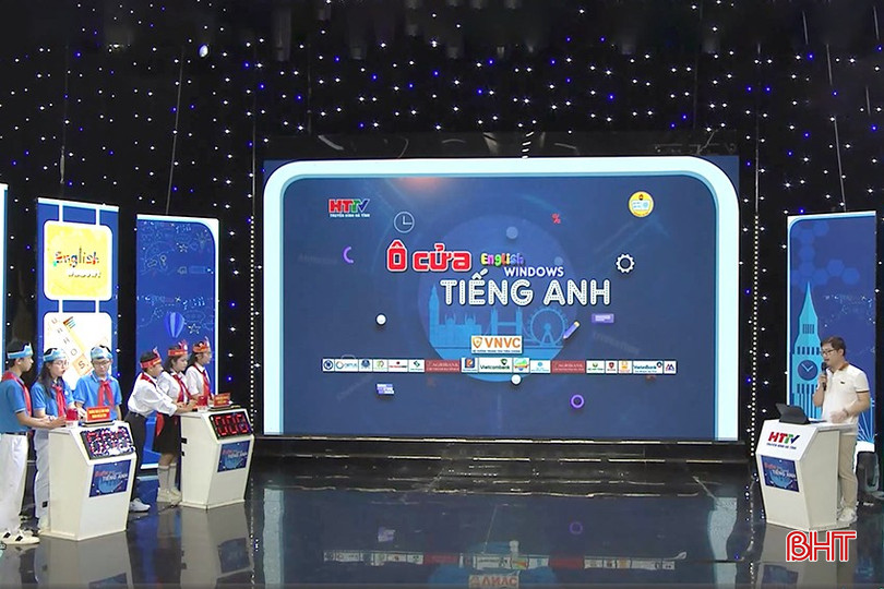 Hai đội tranh tài ở trận bán kết thứ tư chương trình “Ô cửa Tiếng Anh” mùa 2. bqbht_br_2d9564e1-4431-4f7a-b00a-fa6910c345ec.jpg