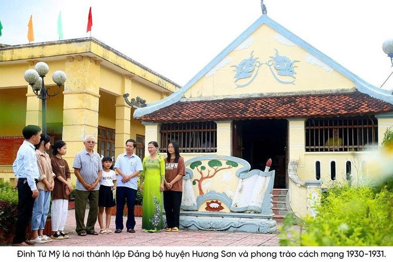 Tên gọi xã Tứ Mỹ có nguồn gốc từ đâu?