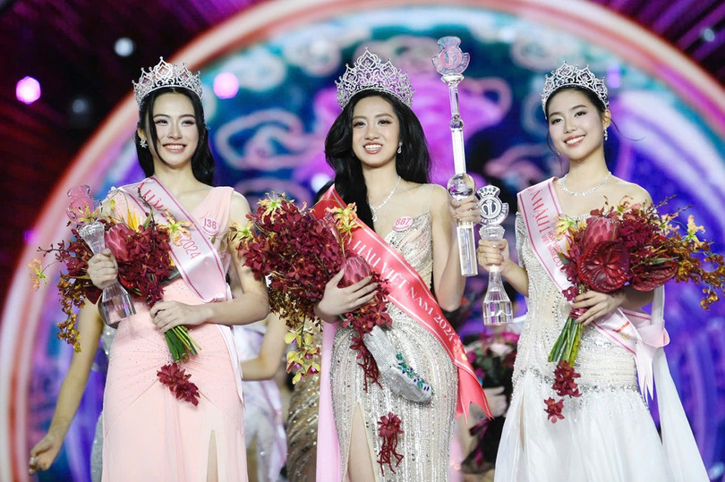 Top 3 Hoa hậu Việt Nam 2024. (Ảnh: Ban Tổ chức) top-3.jpg