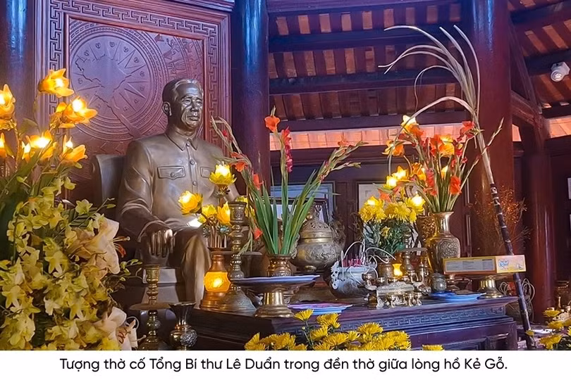 <p>Đền thờ cố Tổng Bí thư Lê Duẩn tại hồ Kẻ Gỗ được xây dựng vào năm nào? </p>