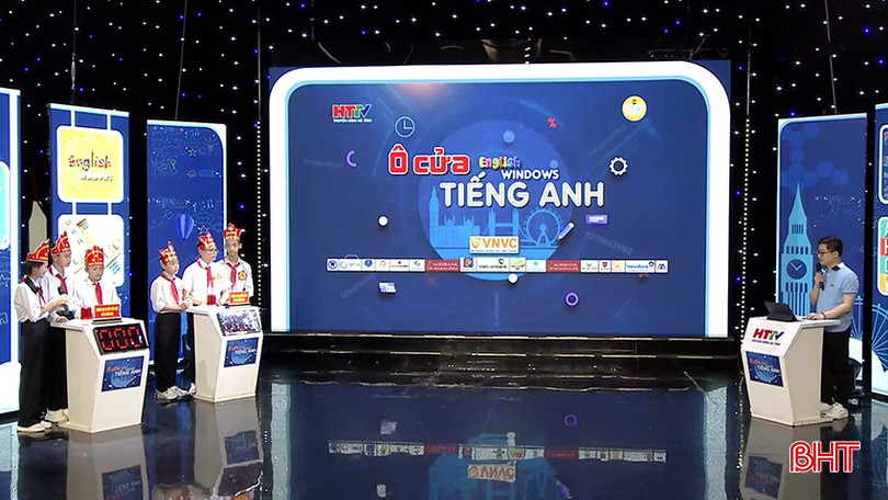 Hai đội tranh tài ở tập 4 chương trình “Ô cửa tiếng Anh” mùa 2. bqbht_br_anh-chup-man-hinh-2025-04-28-luc-094111-2432.png