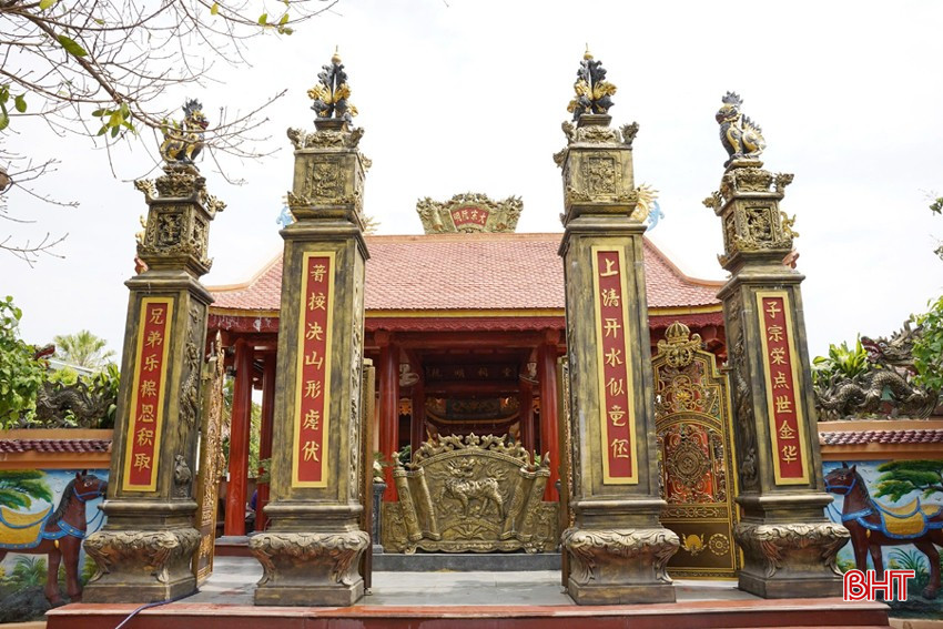 Nhà thờ Tiến sĩ Nguyễn Đức Huy ở thôn Thai Yên, xã Thạch Hội (TP Hà Tĩnh). bqbht_br_x1.jpg