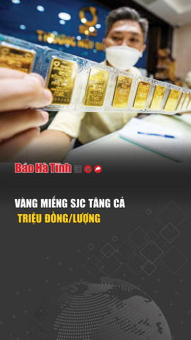 Vàng miếng SJC tăng cả triệu đồng/lượng