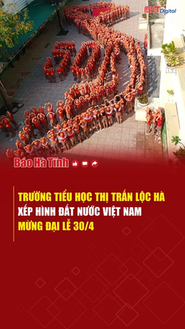 Xếp hình bản đồ Việt Nam hướng về đại lễ 30/4