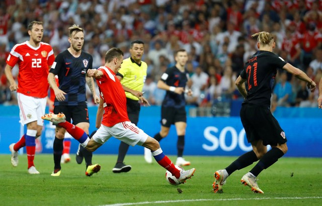 Hạ Nga trên chấm luân lưu, Croatia nhọc nhằn vào bán kết ảnh 2 Hạ Nga trên chấm luân lưu, Croatia nhọc nhằn vào bán kết