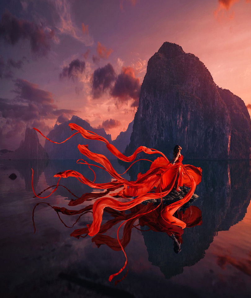 Cô gái lang thang khắp thế giới chụp ảnh đầy biến ảo