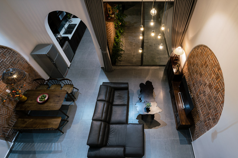 Kiến trúc độc đáo của ngôi nhà mái dốc ở Đà Nẵng