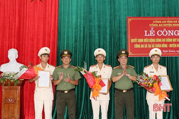 Điều động công an chính quy giữ chức vụ Trưởng, Phó Công an xã Xuân Hồng